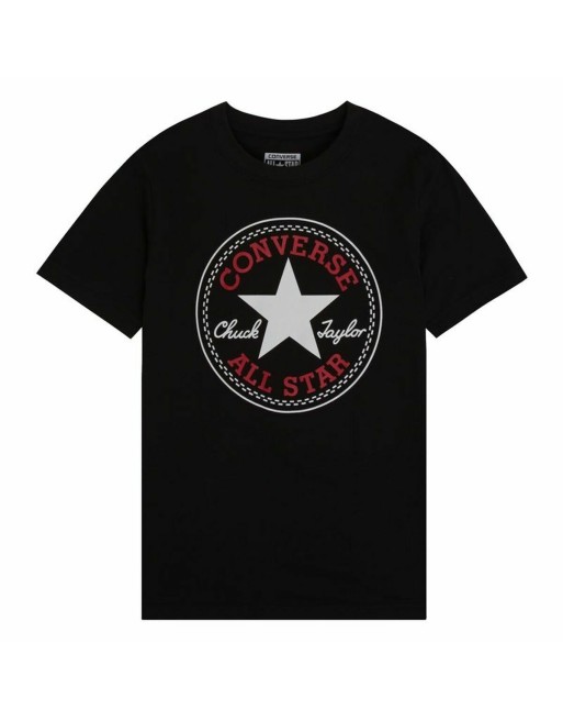 Kurzarm-T-Shirt Converse Schwarz