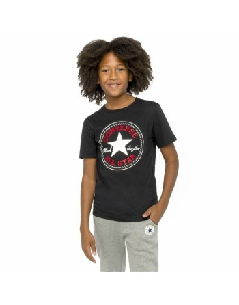 T shirt à manches courtes Converse Noir