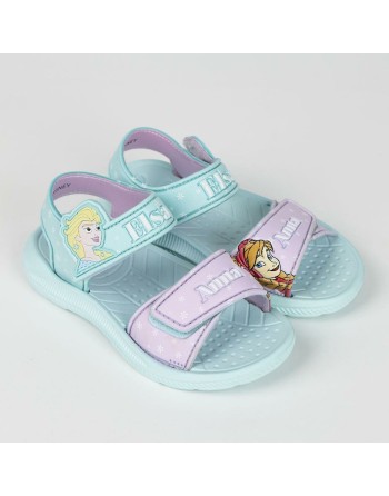 Sandalias Infantiles Frozen Azul claro