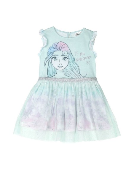 Vestido Frozen Turquesa