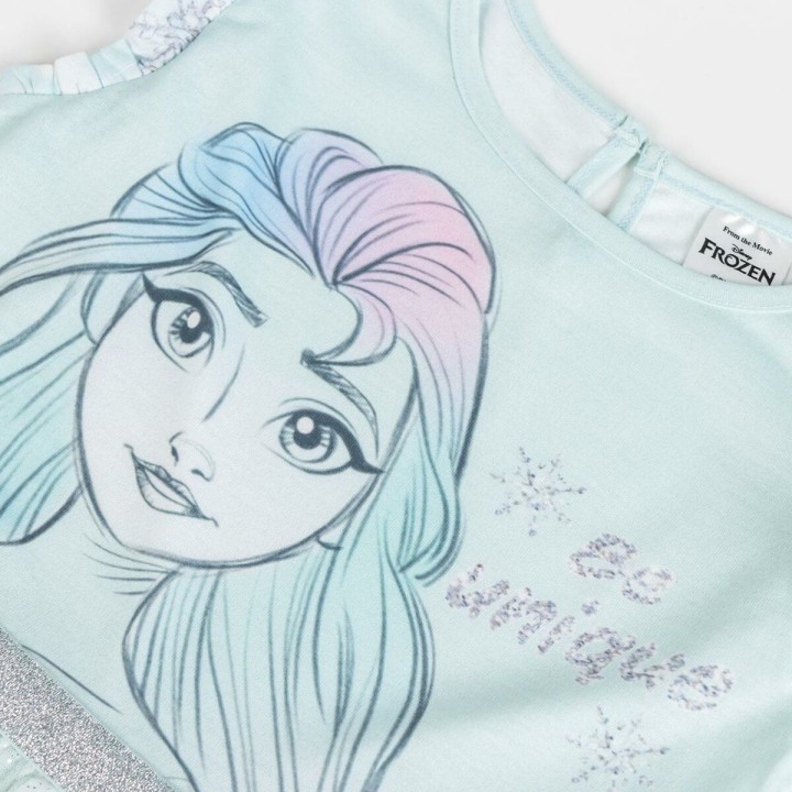 Vestido Frozen Turquesa