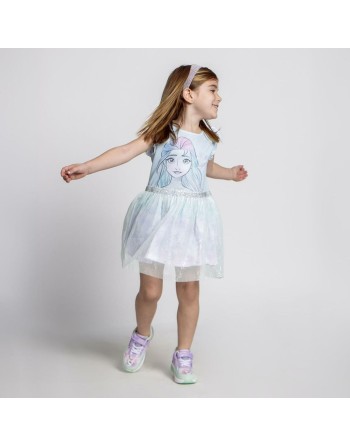 Vestido Frozen Turquesa