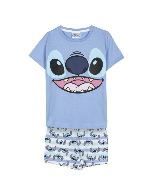 Pijama Infantil Stitch Azul