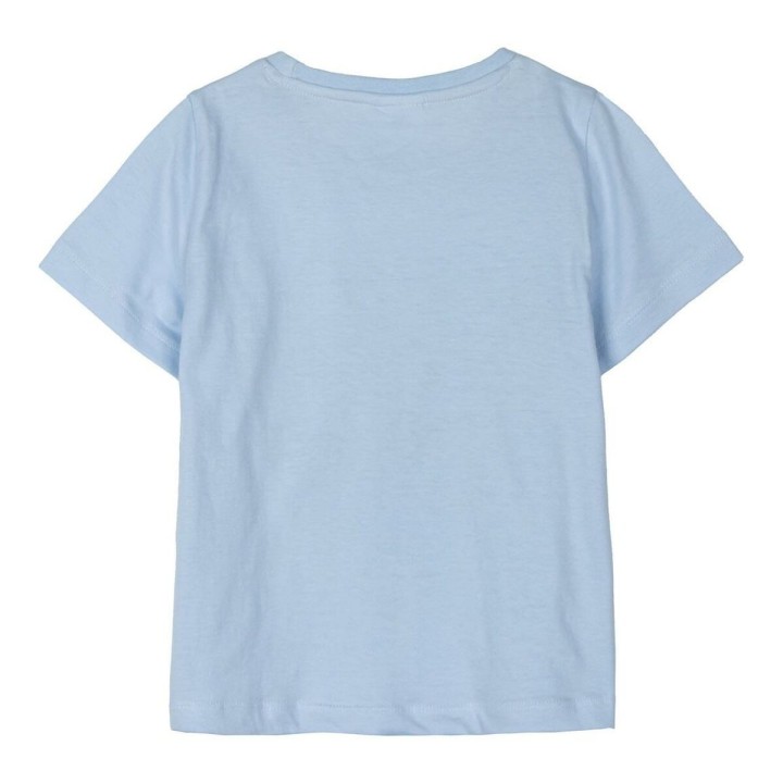 Børne Kortærmet T-shirt Stitch Lyseblå