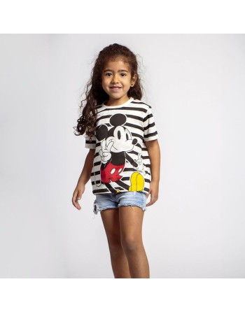 Maglia a Maniche Corte per Bambini Mickey Mouse Multicolore