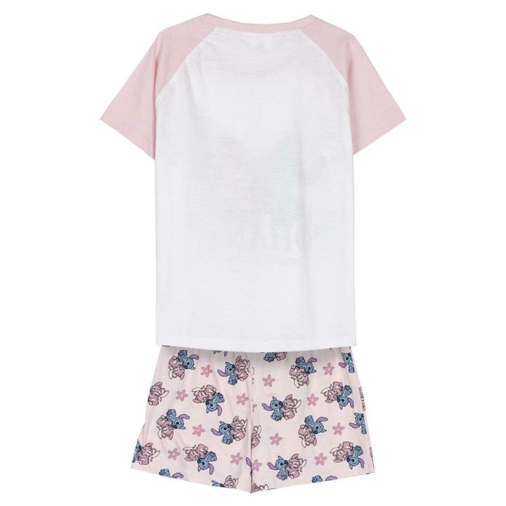 Pijama Infantil Stitch Rosa