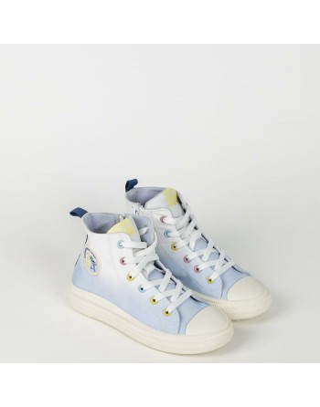 Kids Casual Boots Stitch Light Blue