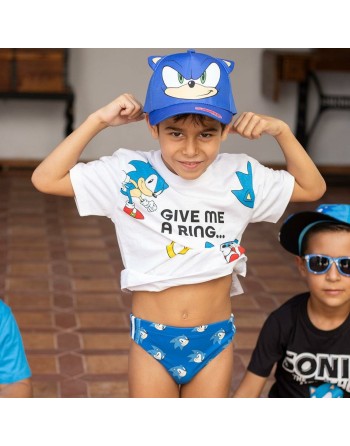 Costume da Bagno Bambino Sonic Blu scuro
