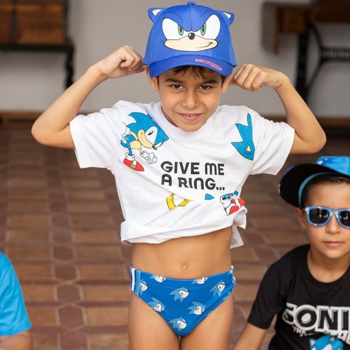 Badetøj til Børn Sonic Mørkeblå