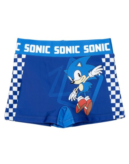 Jungen-Badeshorts Sonic Dunkelblau
