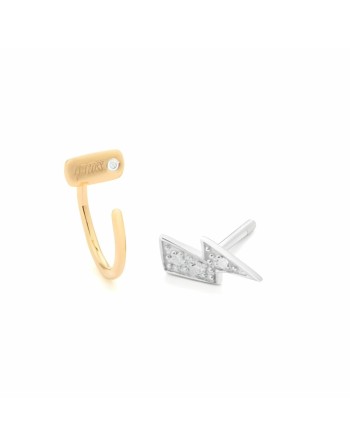 Øreringe til kvinder Secrecy E8214CDAWW900 Sterling sølv 1,5 cm