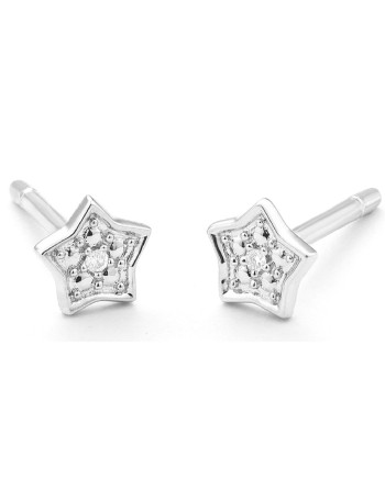 Pendientes Mujer Secrecy E8243CDAWA900 Plata de ley 1 cm