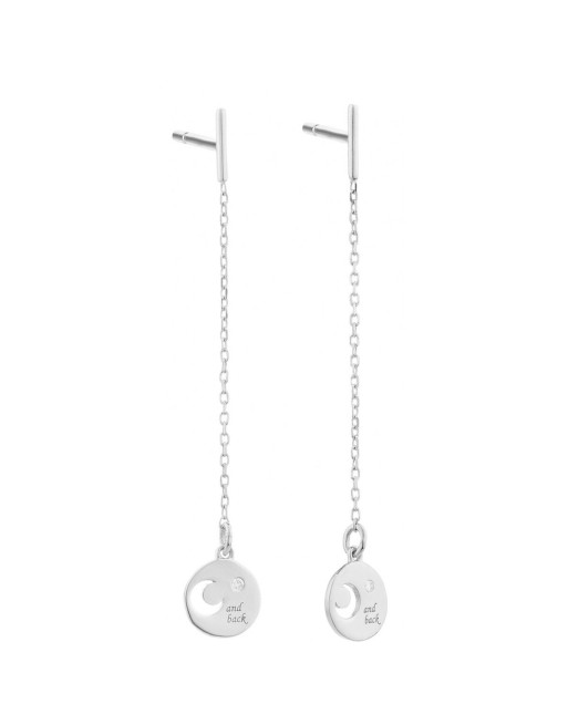 Boucles d´oreilles Femme Secrecy E8244CDAWA900 Argent 925 4 cm