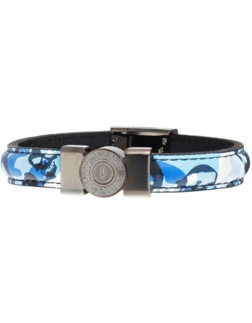 Herrenarmreif Police PJ25556BLU.03-S Leder