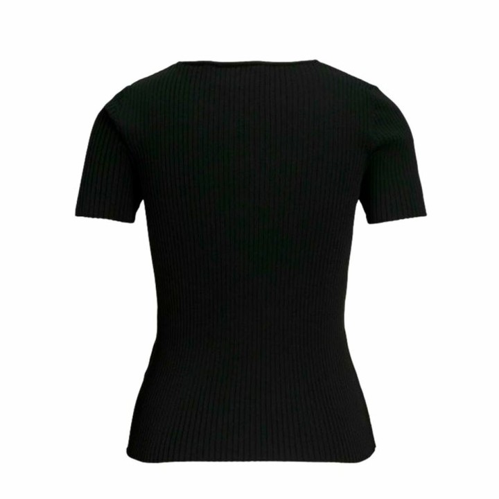 Kortærmet T-shirt til Kvinder Jack & Jones Jxsky Ss Knit Sort