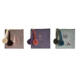 Pung DKD Home Decor Brun Grøn Bourgogne Yoga (3 enheder)