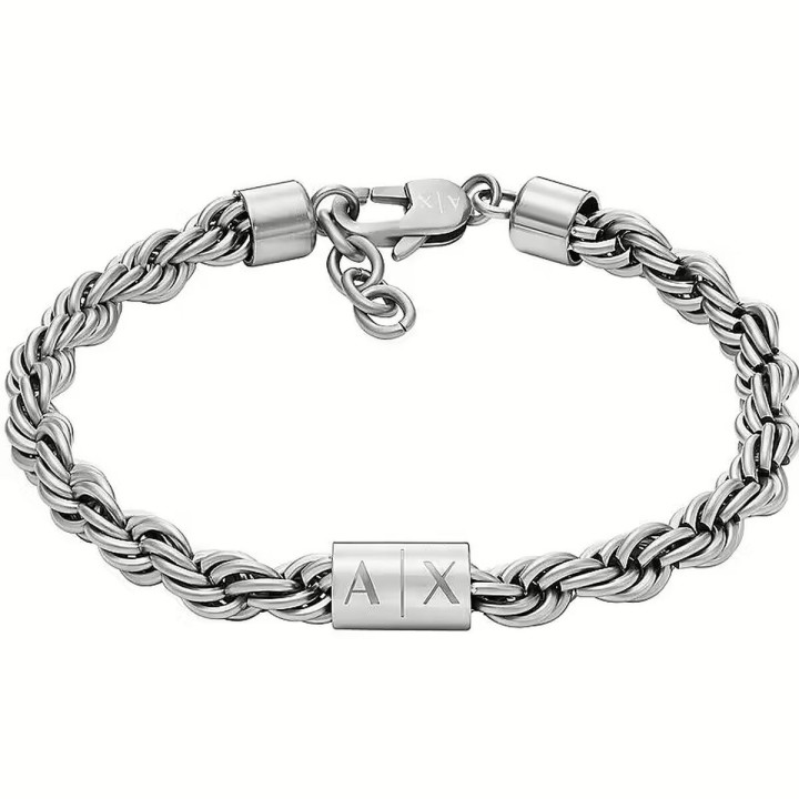 Armbånd til mænd Armani Exchange AXG0123040 Rustfrit stål