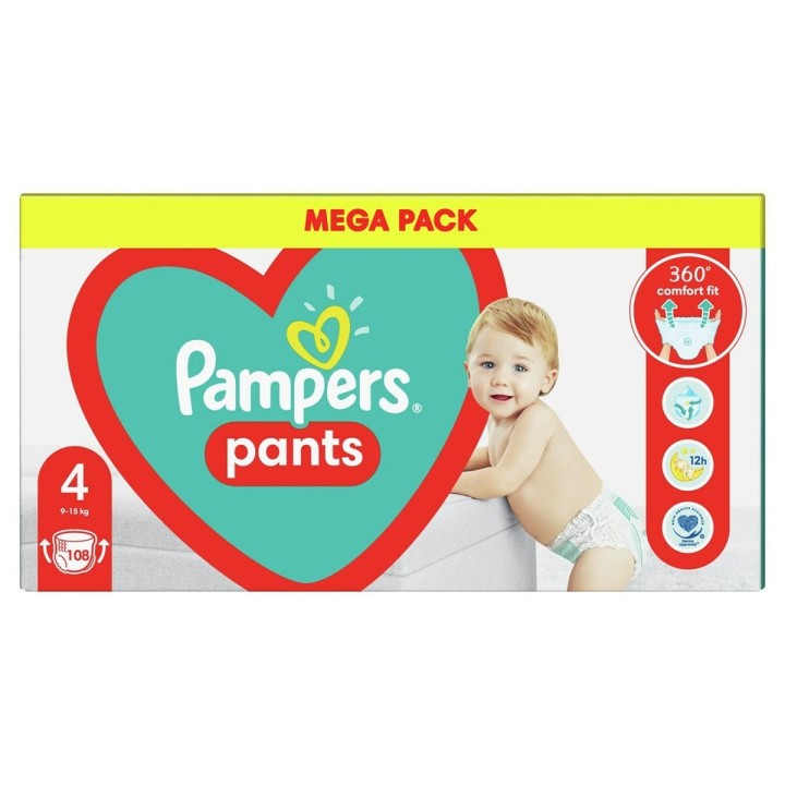 Einweg-Windeln Pampers Pants 4 (108 Stück)