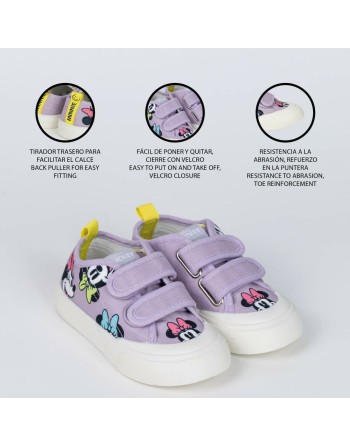 Zapatillas Deportivas Infantiles Minnie Mouse Lila