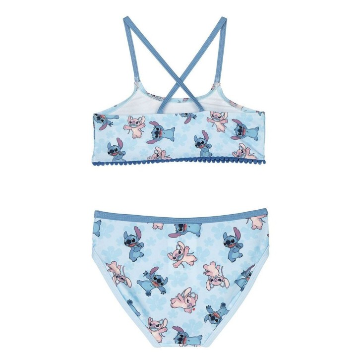 Bikini-Braga Para Niñas Stitch Azul