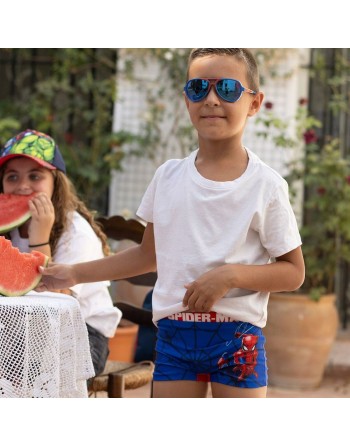Bañador Boxer Para Niños Spider-Man Rojo
