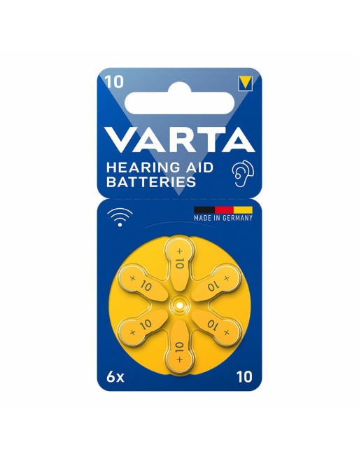 Pile pour aide auditive Varta Hearing Aid 10 PR70 6 Unités
