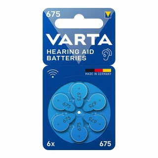 Batteri til høreapparat Varta Hearing Aid 675 PR44 6 enheder