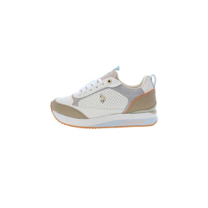 Sportssneakers til damer U.S. Polo Assn. FRISBY003 LBE Beige