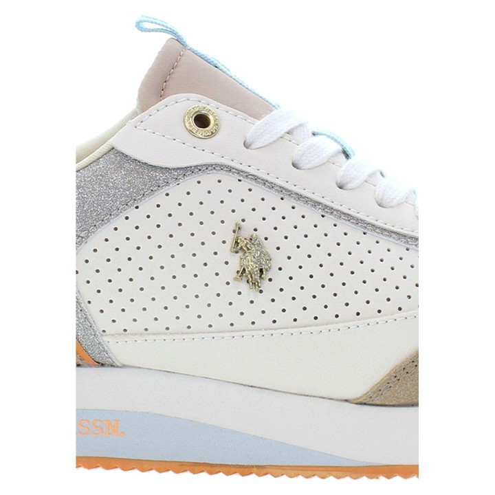 Sportssneakers til damer U.S. Polo Assn. FRISBY003 LBE Beige