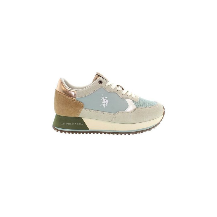Sportssneakers til damer U.S. Polo Assn. SACHA002 LBE TAN01 Blå