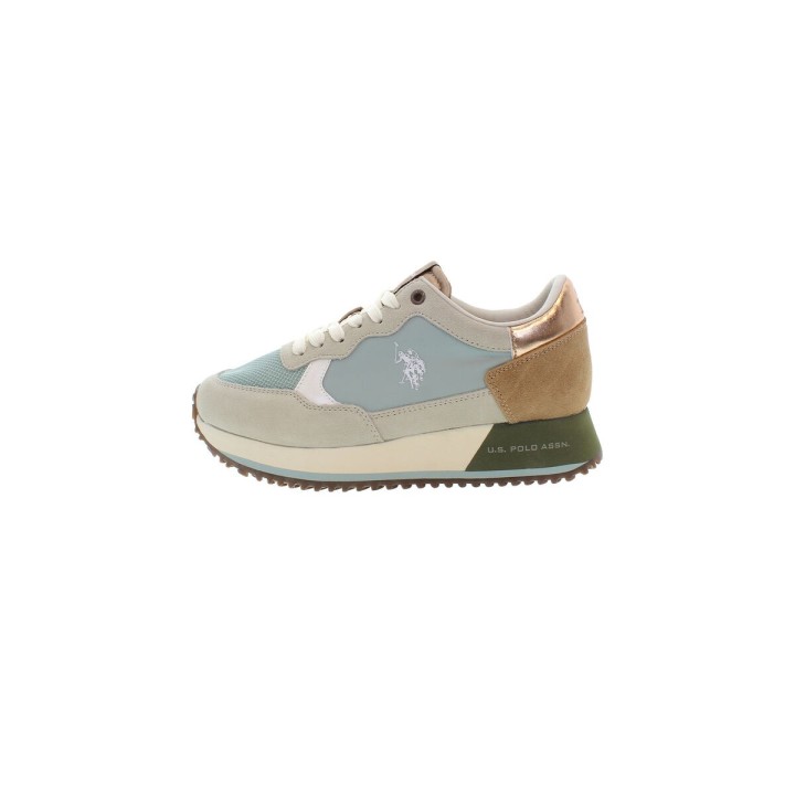 Sportssneakers til damer U.S. Polo Assn. SACHA002 LBE TAN01 Blå