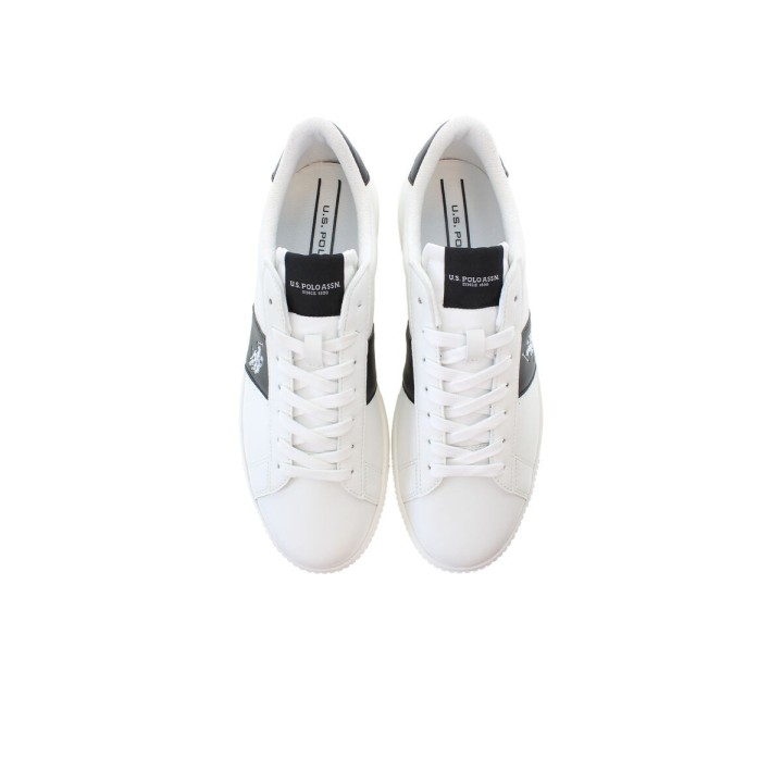 Herre sneakers U.S. Polo Assn. TYMES009 WHI BLK01 Hvid