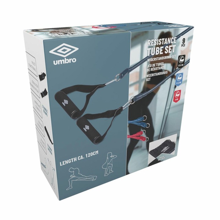 Elastiske modstandsbånd Umbro Sort