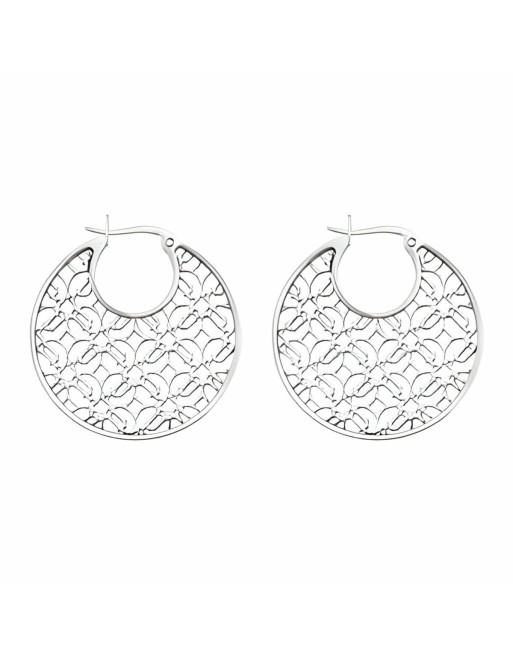 Boucles d´oreilles Femme Police PJ25593ESS.01 Acier inoxydable 3 cm