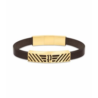 Armbånd til mænd Police PEAGB2211704 Læder 19 cm