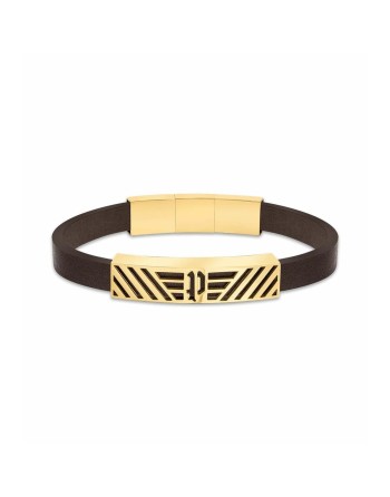 Bracelet Homme Police PEAGB2211704 Cuir 19 cm
