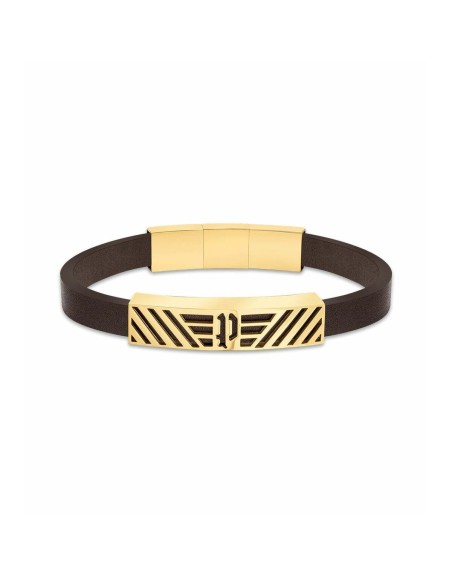 Armbånd til mænd Police PEAGB2211704 Læder 19 cm