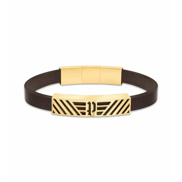 Bracelet Homme Police PEAGB2211704 Cuir 19 cm