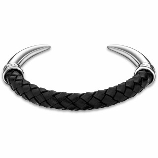 Armbånd til mænd Police PEAGB2211902 Læder 21 cm