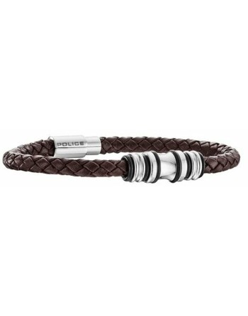 Pulsera Hombre Police PJ25488BLC.02A Cuero 19 cm