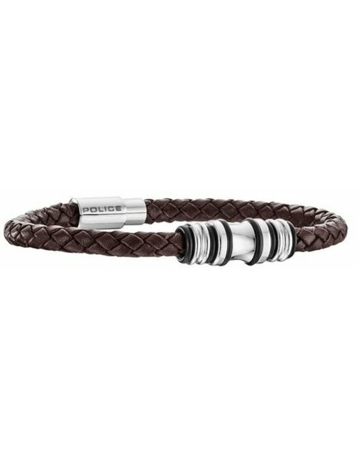 Pulsera Hombre Police PJ25488BLC.02A Cuero 19 cm