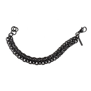 Armbånd til mænd Police PJ26290BSB.02 Rustfrit stål 21 cm