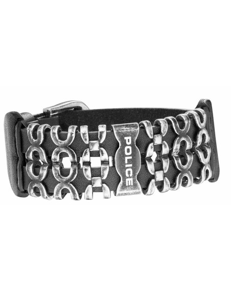 Herrenarmreif Police PJ26145BLE.03 Leder 19 - 22 cm