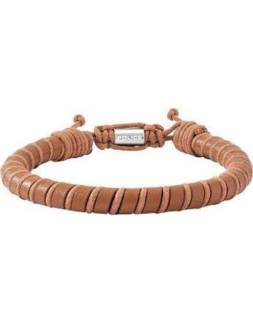 Men's Bracelet Police PJ26486BLC.03 Leather 19 cm