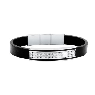 Armbånd til mænd Police PJ26194BLB.01 Læder 19 cm