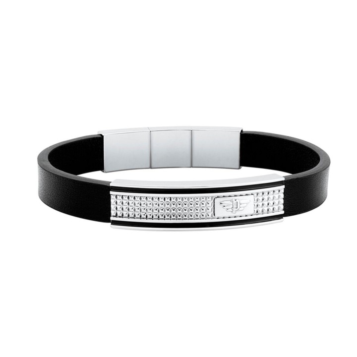 Armbånd til mænd Police PJ26194BLB.01 Læder 19 cm