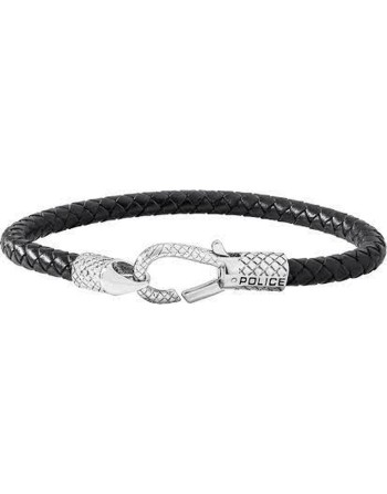 Armbånd til mænd Police PJ26491BLB.01 Læder 19 cm