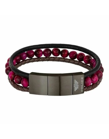 Armbånd til mænd Police PJ26552BLU.03 Harpiks 19-21 cm