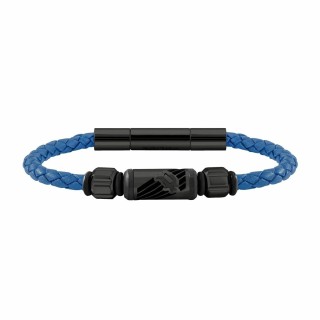 Armbånd til mænd Police PJ26466BLN.02A Læder 19 cm