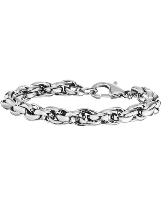 Armbånd til mænd Police S14ALG01B Rustfrit stål 19 cm